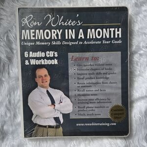 Ron White's Memory in a Month Audio CD Set with Workbook